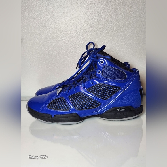 ADIDAS ADIZERO  ROSE 1.5 RESTOMOD TOYAL BLUE /BLACK MEN'S TENIS  SIZE    10.5. - Picture 3 of 12